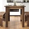 Flash Furniture Rectangle Farm Table, Rustic, Rectangular, 46" x 30", 30" W, 46" L, 30" H, Wood, Wood Grain XA-F-46X30-GG - alternate 3